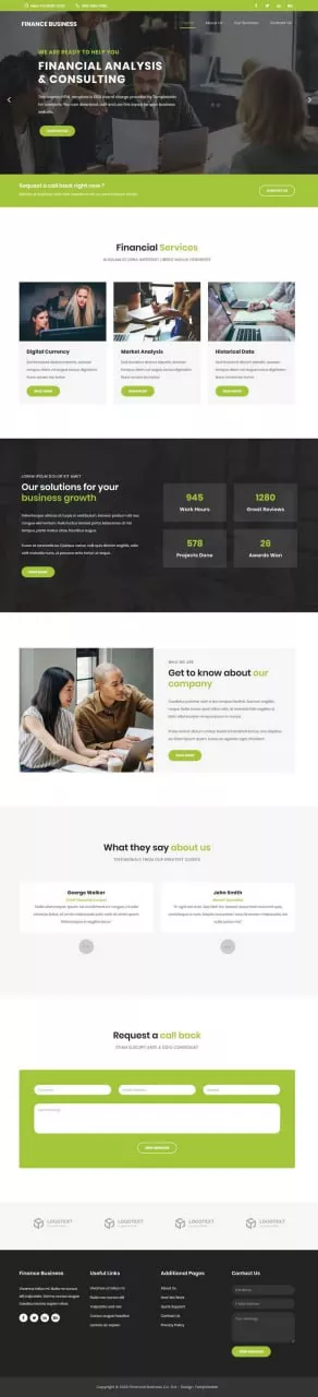 Design HTML Email Template : simple template with logo ,some text (No colorful header and footer)