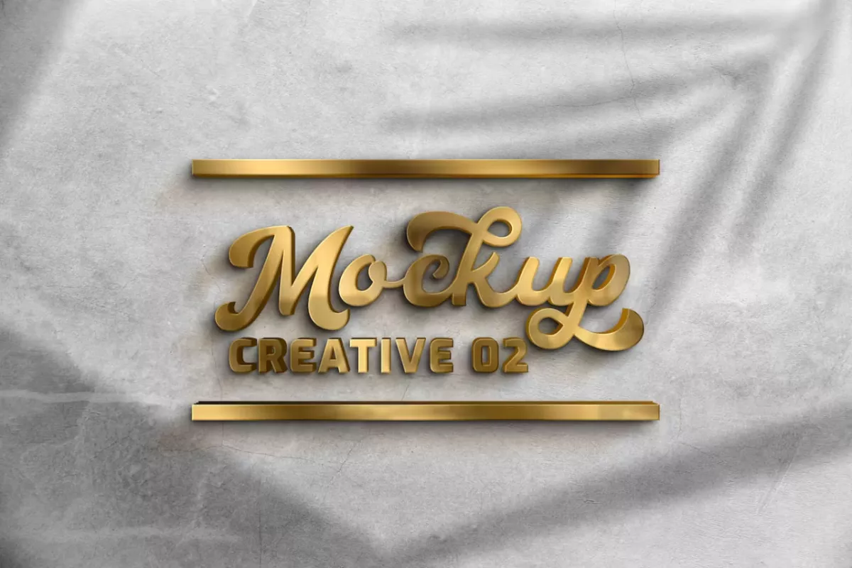 I will design a 3D mockup for your logo : 10 Logo 3D mockup