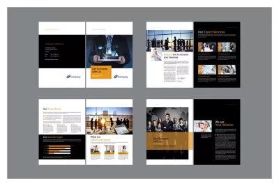 I will Elevate Your Brand: Modern Brochure & Product Catalog Design!   4 pages, print ready file