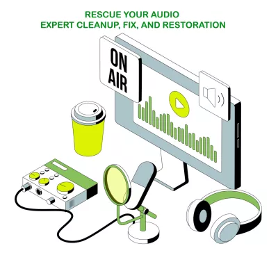 I will Rescue Your Audio:Expert Cleanup, Fix, and Restoration ! Edit and clean audio file10 minutes.