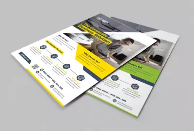 I will Skyrocket Your Message: Expert Business Flyer Design! one-sided - print ready.